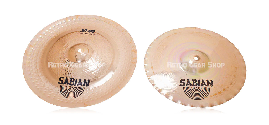 Sabian 13" / 16" XSR Fast Stax Chinese China Cymbal Top