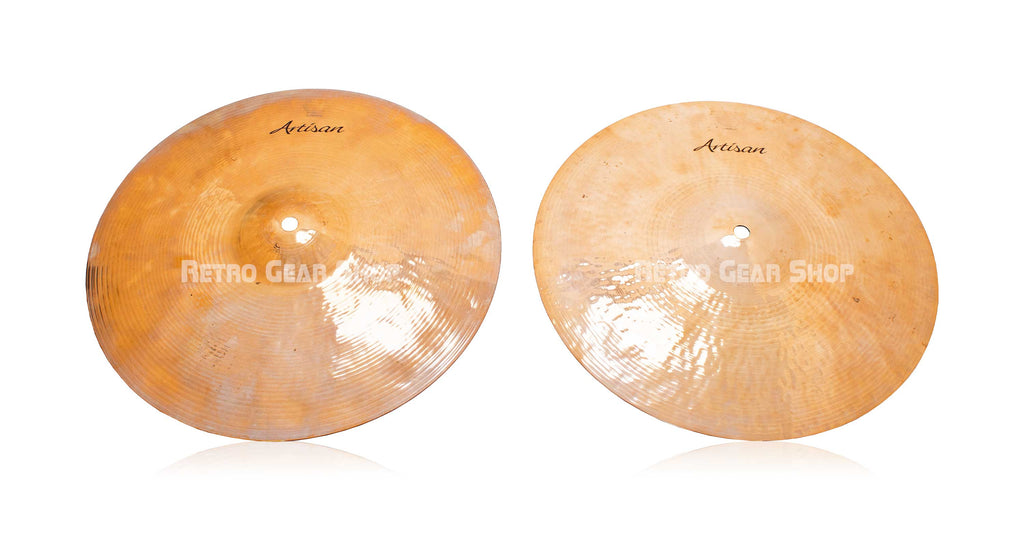 Sabian 13" Artisan Hi-Hats Cymbals Brilliant Pair Top