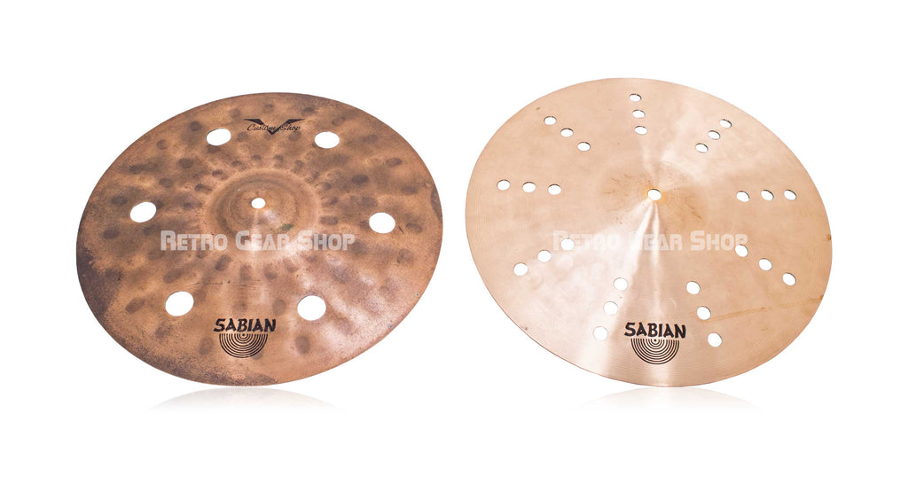Sabian 14" Custom Shop Prototype Compression Hi-Hats Cymbals Pair Top