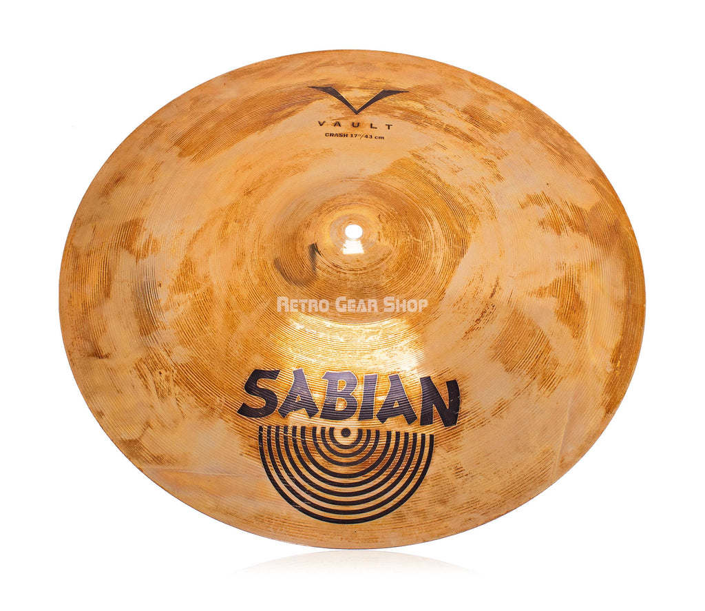 Sabian 17" Vault Crash Cymbal Top