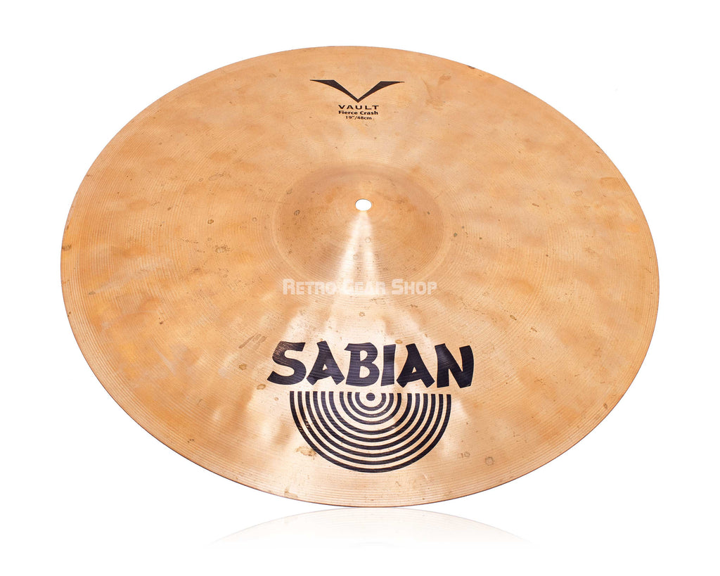 Sabian 19" Vault Fierce Crash Brilliant Cymbal Top