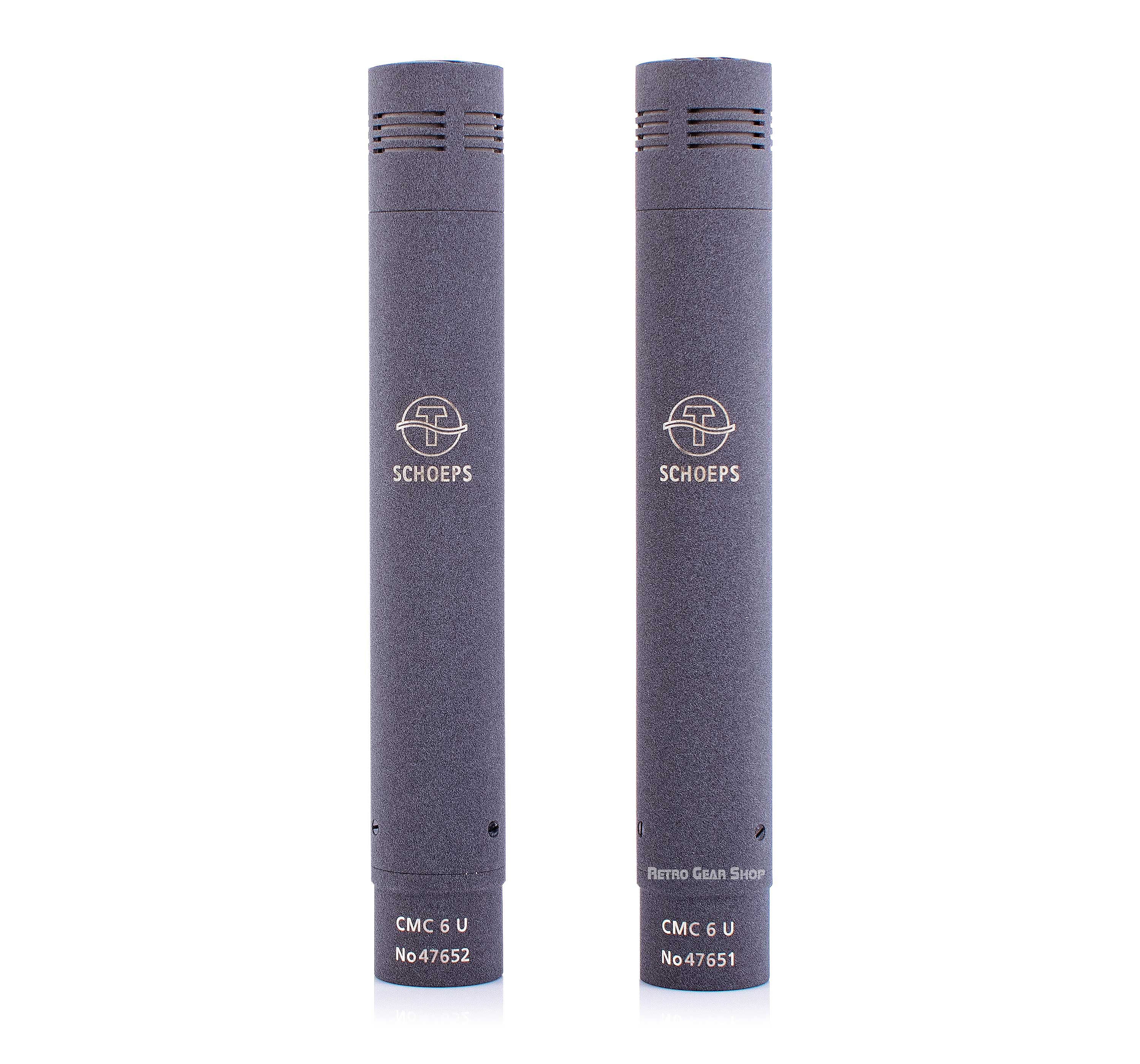 MA コンプ Schoeps CMC6 MK4 Stereo Modular Condenser Microphone Pair– Retro