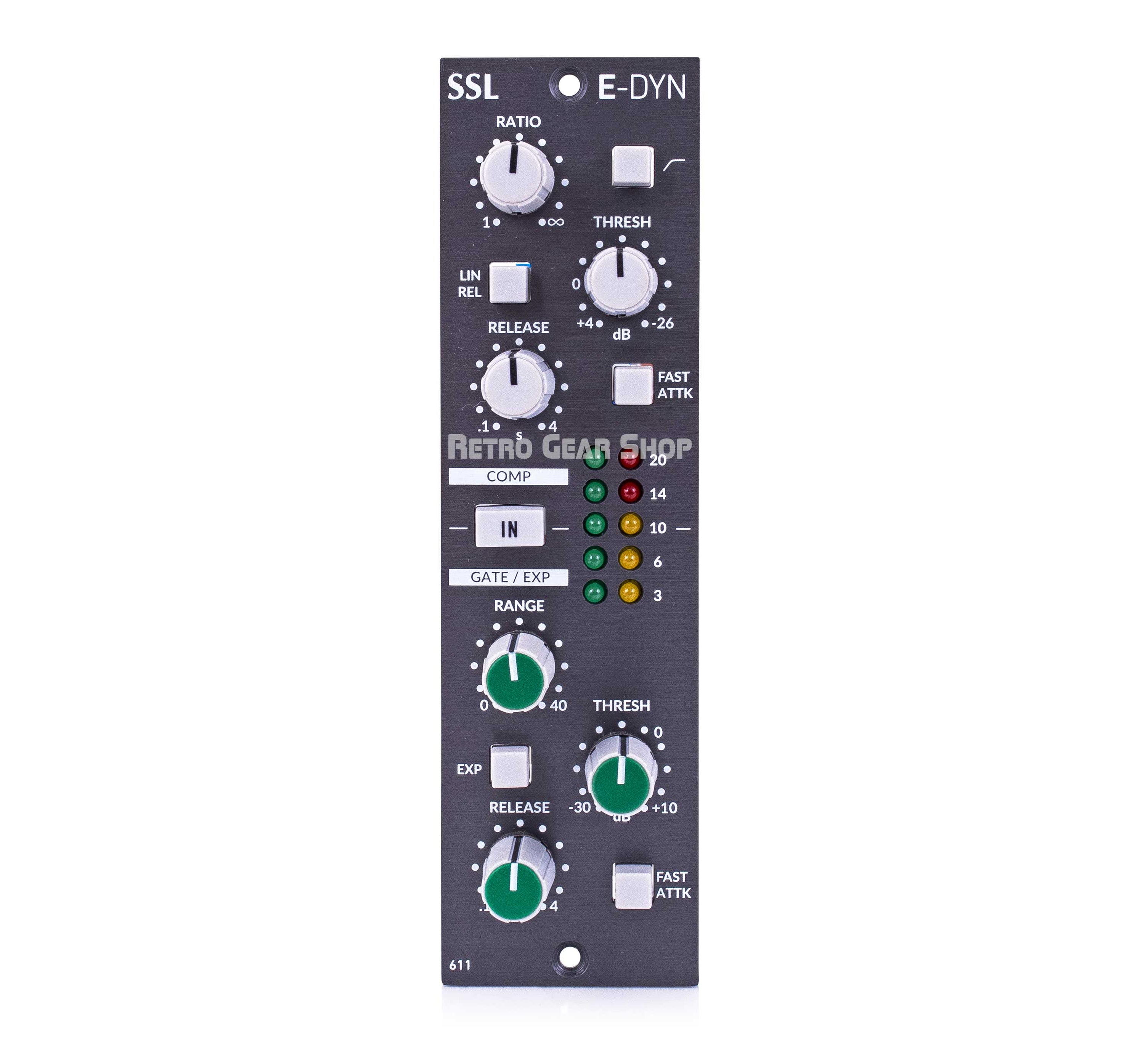 Solid State Logic SSL E-Series Dynamics MK2 Module 611 500 Series Comp ...