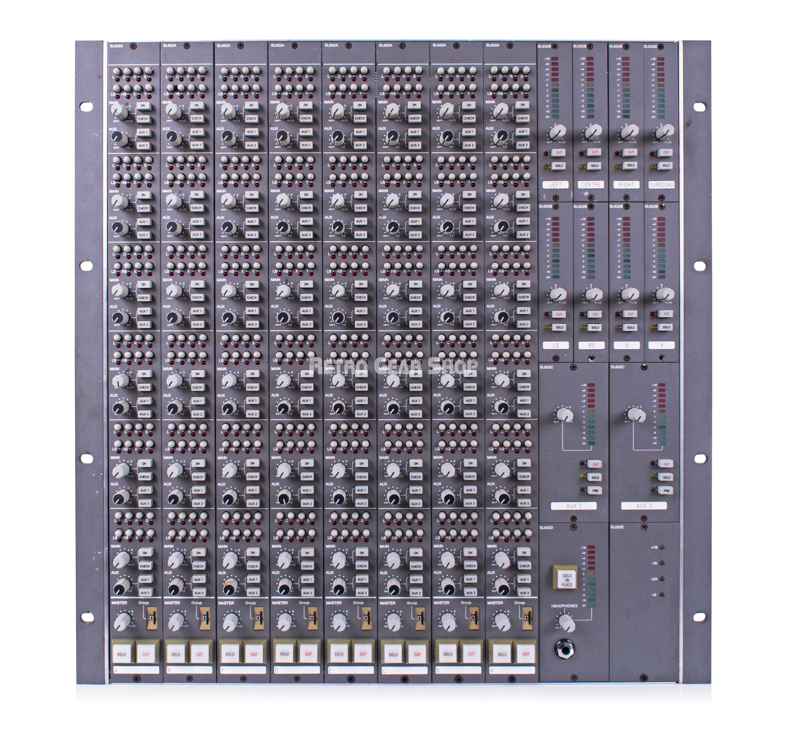 Solid State Logic SSL SL632 48-Channel Vintage Mixer F. Reid