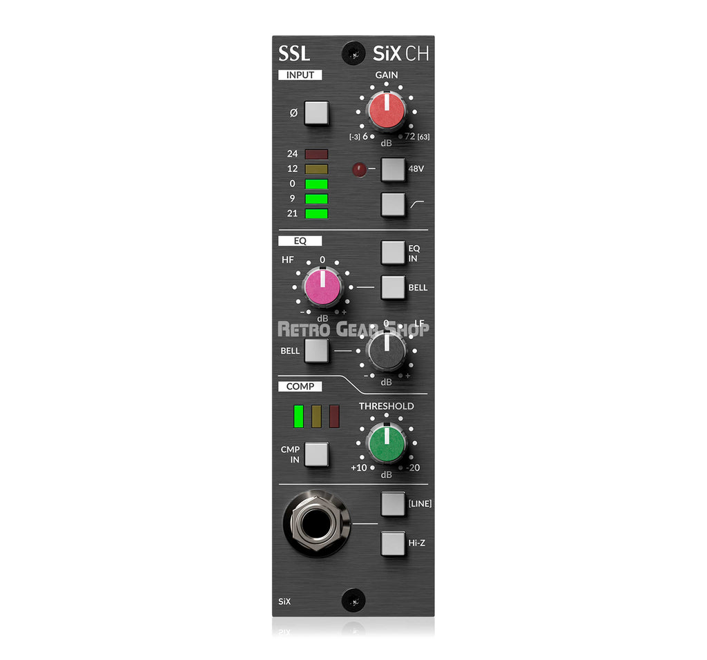 Solid State Logic SSL SiX Channel Front