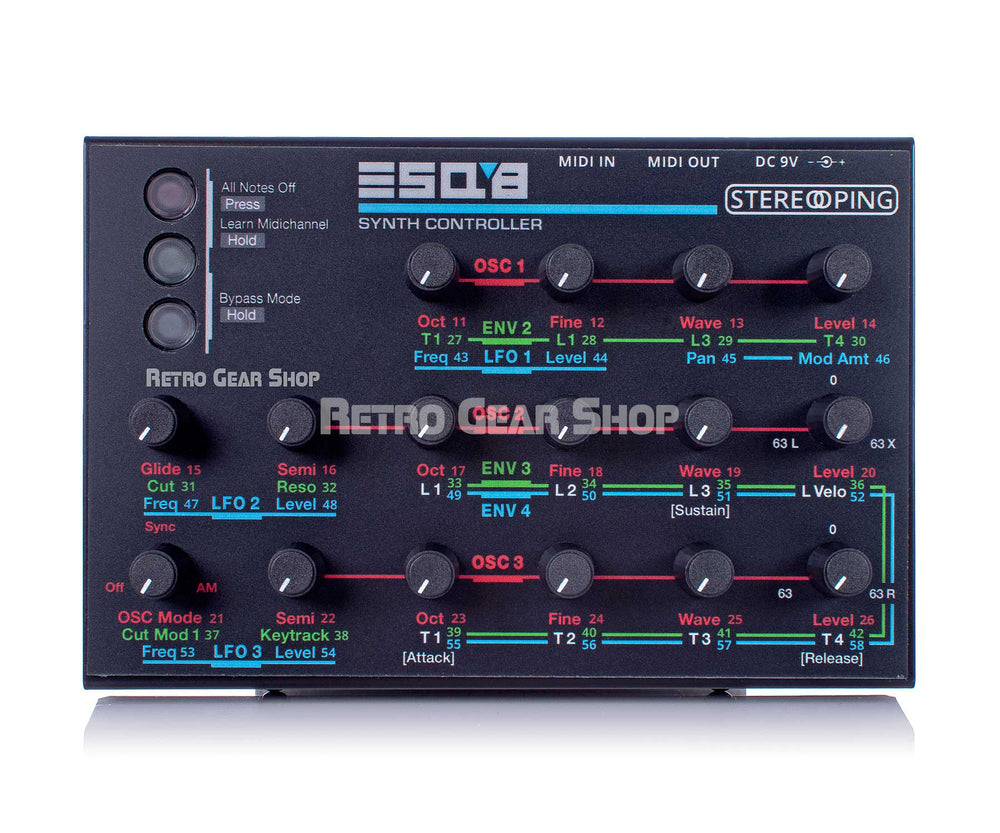 Stereoping CE-1 ESQ8 Midi Controller for Ensoniq ESQ/SQ80