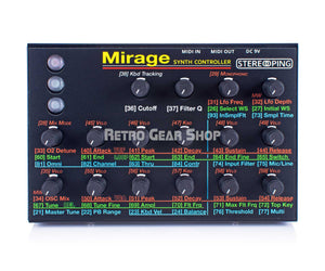 Stereoping CE-1 Mirage Midi Controller for Ensoniq Mirage Top