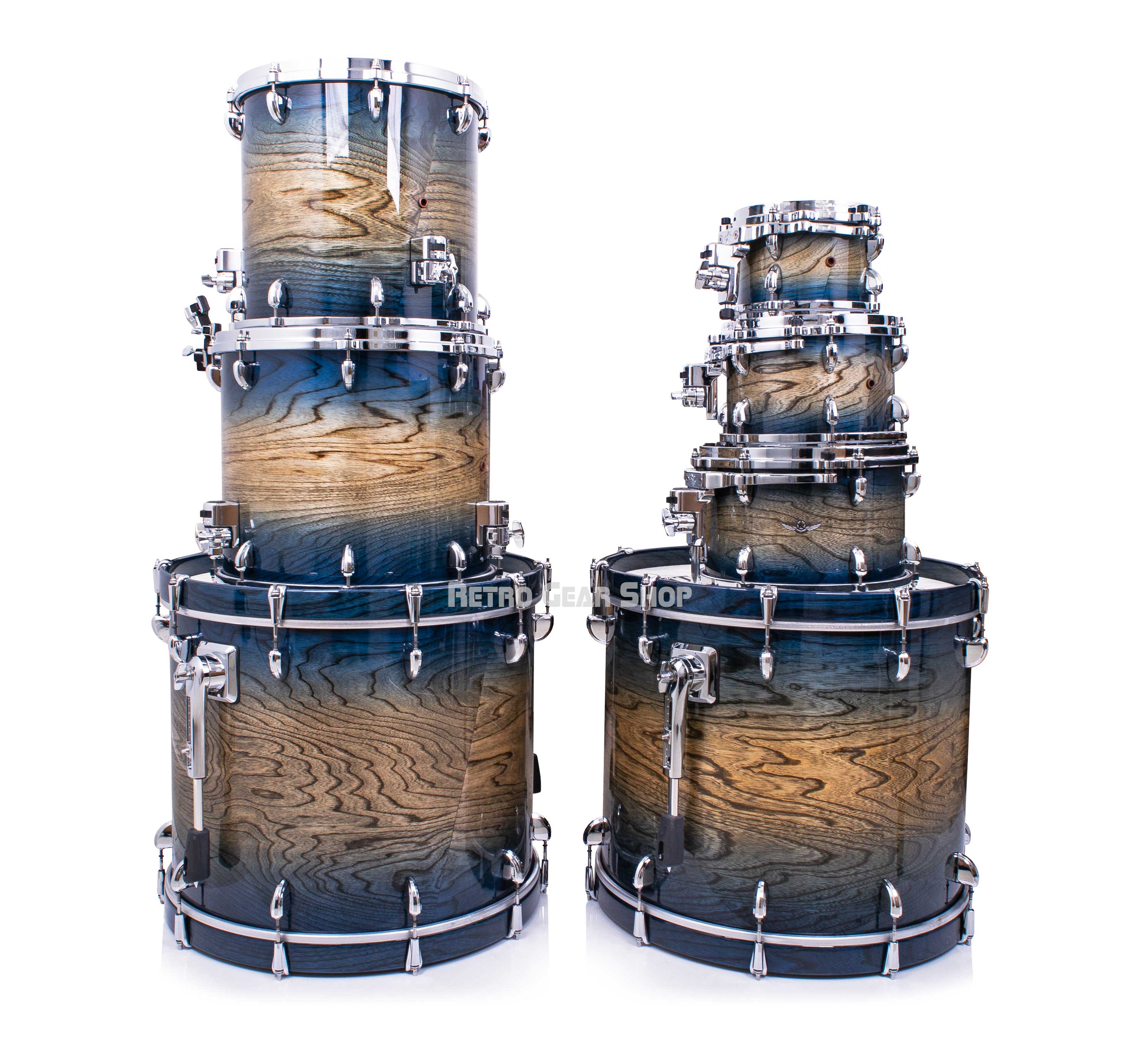 Tama Star Walnut Indigo Blue Fade Custom Drum Kit– Retro Gear Shop