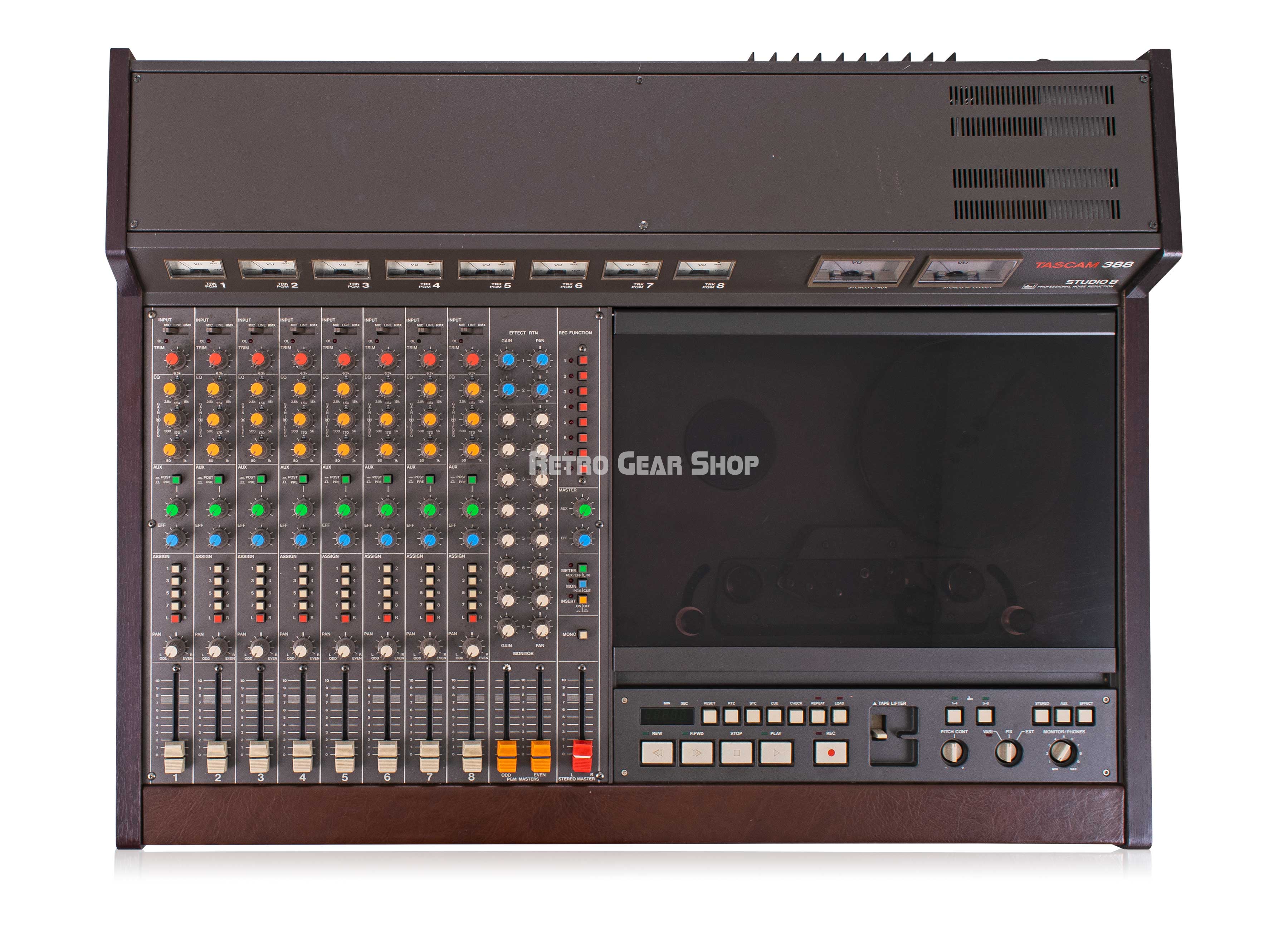 レア TEAC MODEL3アナログミキサー /TASCAM 388プリアンプ Tascam 388 8 Channel Mixer Console Vintage Rare– Retro Gear Shop