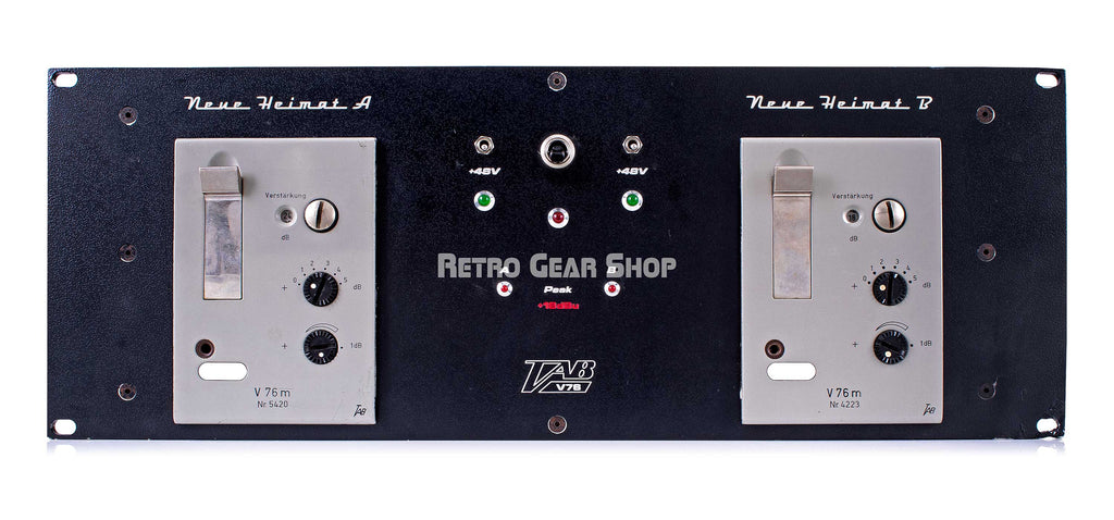 Telefunken v76m Pair Front