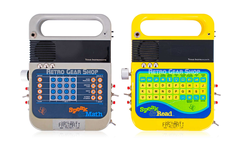 Texas Instruments Speak & Math and Texas Instruments Speak & Read Circuit Bent Modified by FastMatt Top