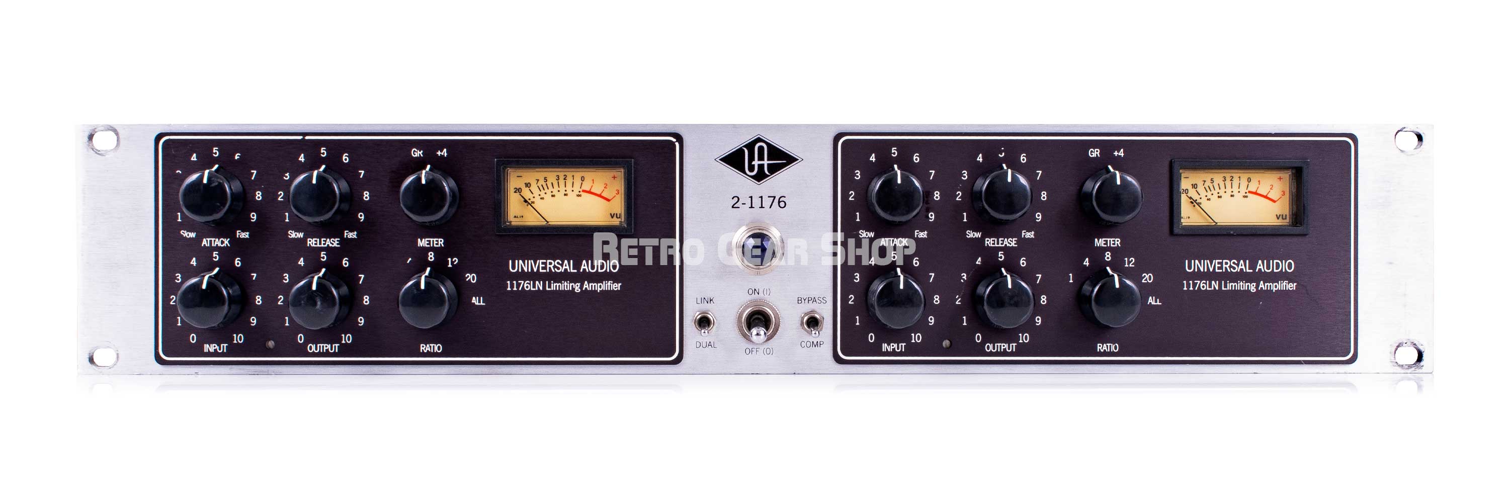 Universal Audio 2-1176 デュアル FET コンプレッサー Universal Audio 2-1176 Stereo Dual Limiting Amplifier Compressor