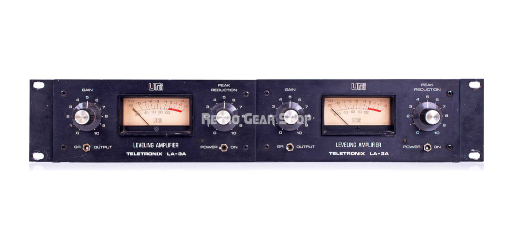 Urei Teletronix LA-3A Stereo Pair Front