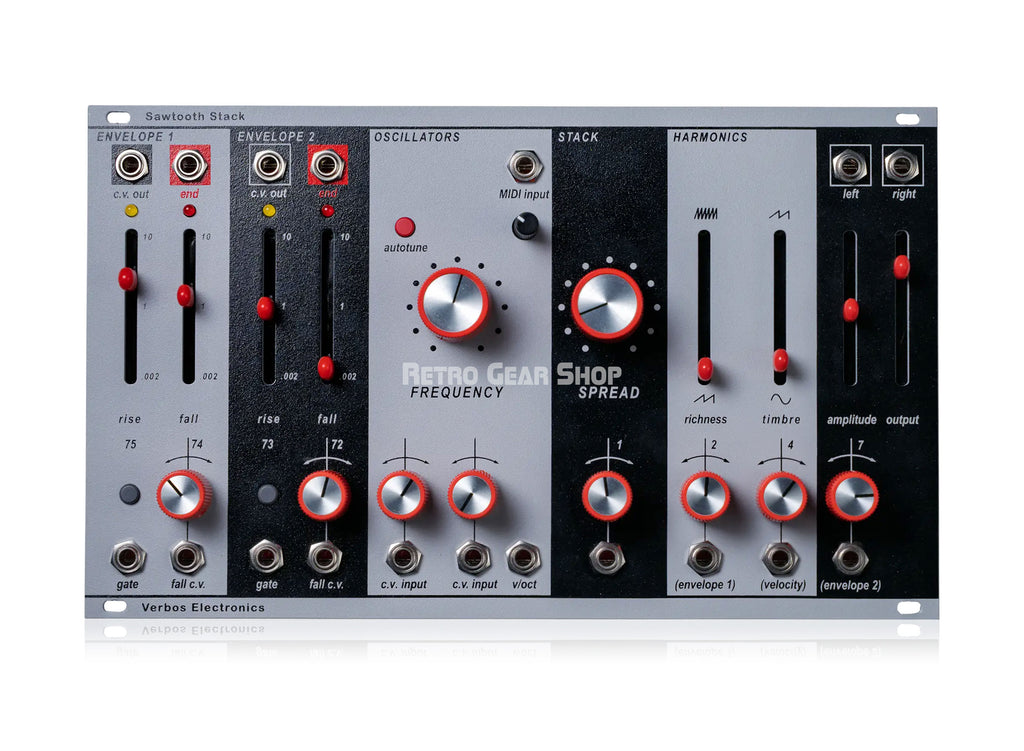 Verbos Electronics Sawtooth Stack Front