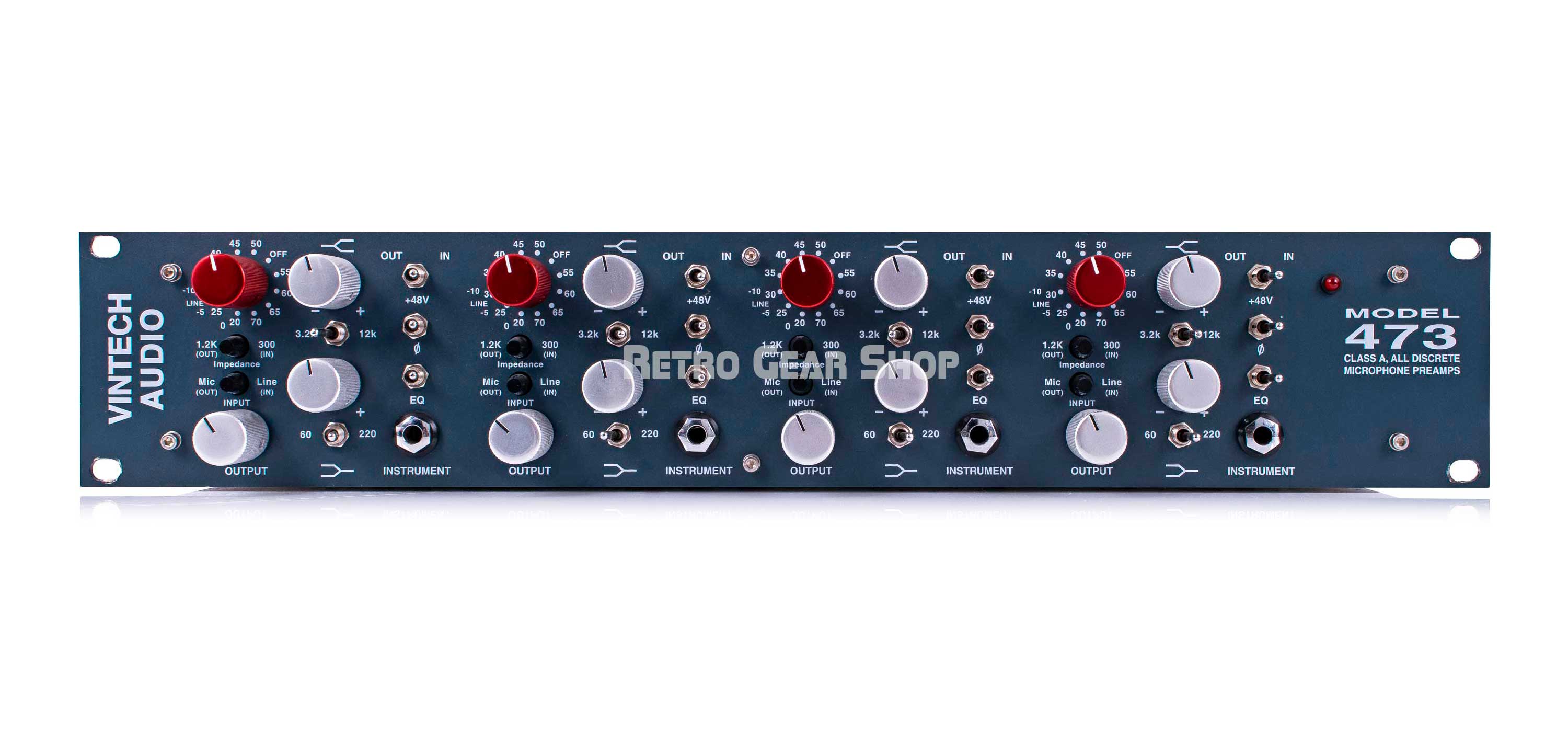 Vintech Audio 473 Microphone Preamplifiers with Equalizer– Retro