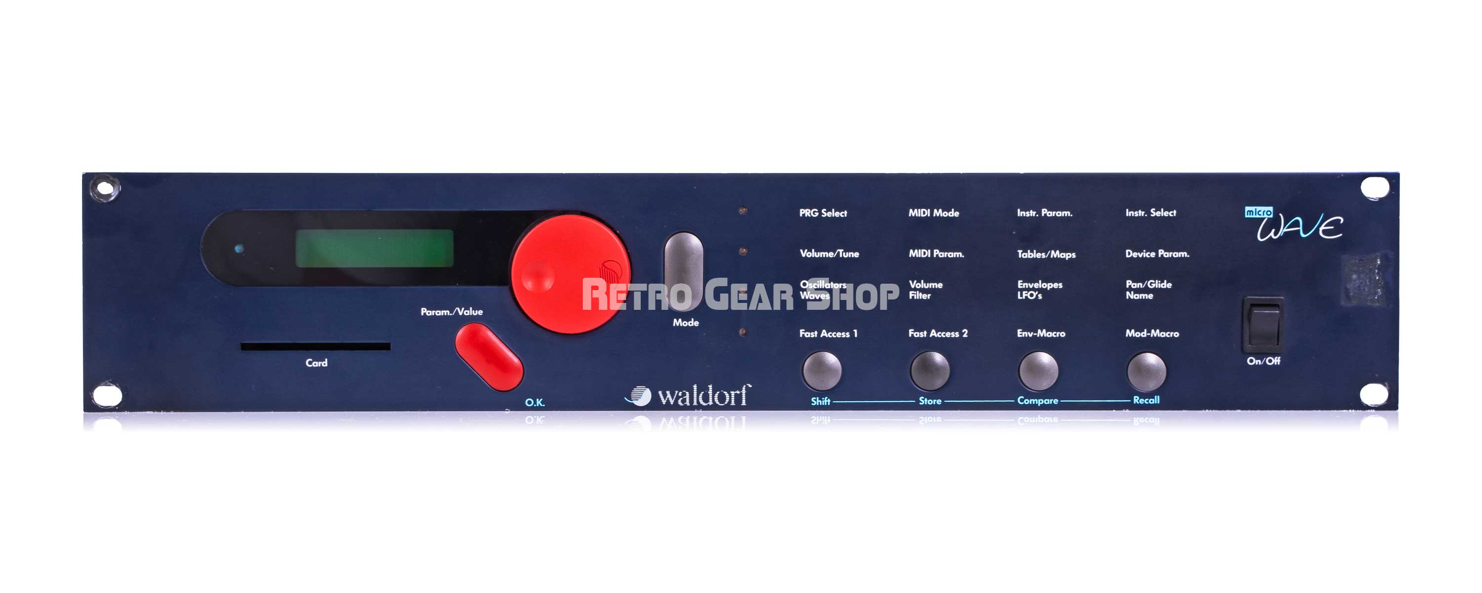 Waldorf Microwave Synth Rackmount Wavetable Synthesizer Vintage