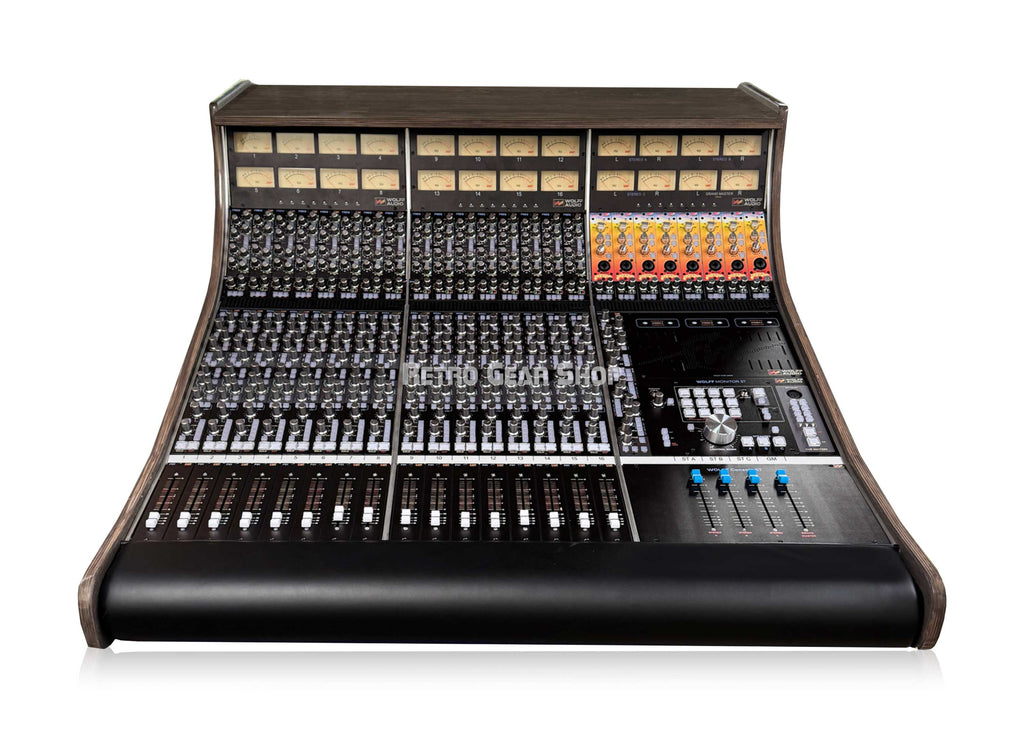 Wolff Audio ST-16 Console with Fader Automation Front
