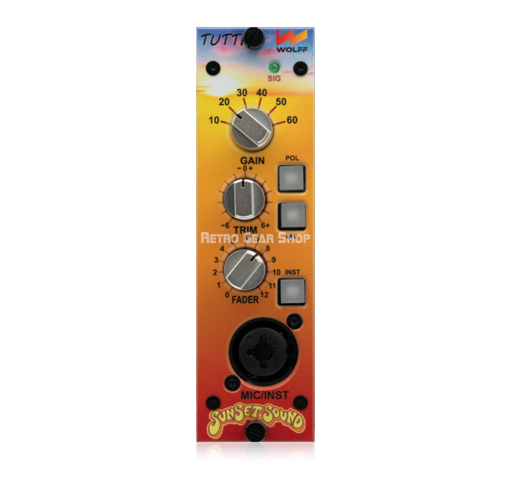 Wolff Audio Tutti Front
