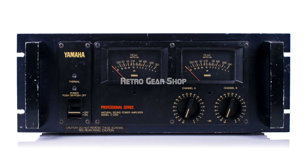 Yamaha P-2200 Front