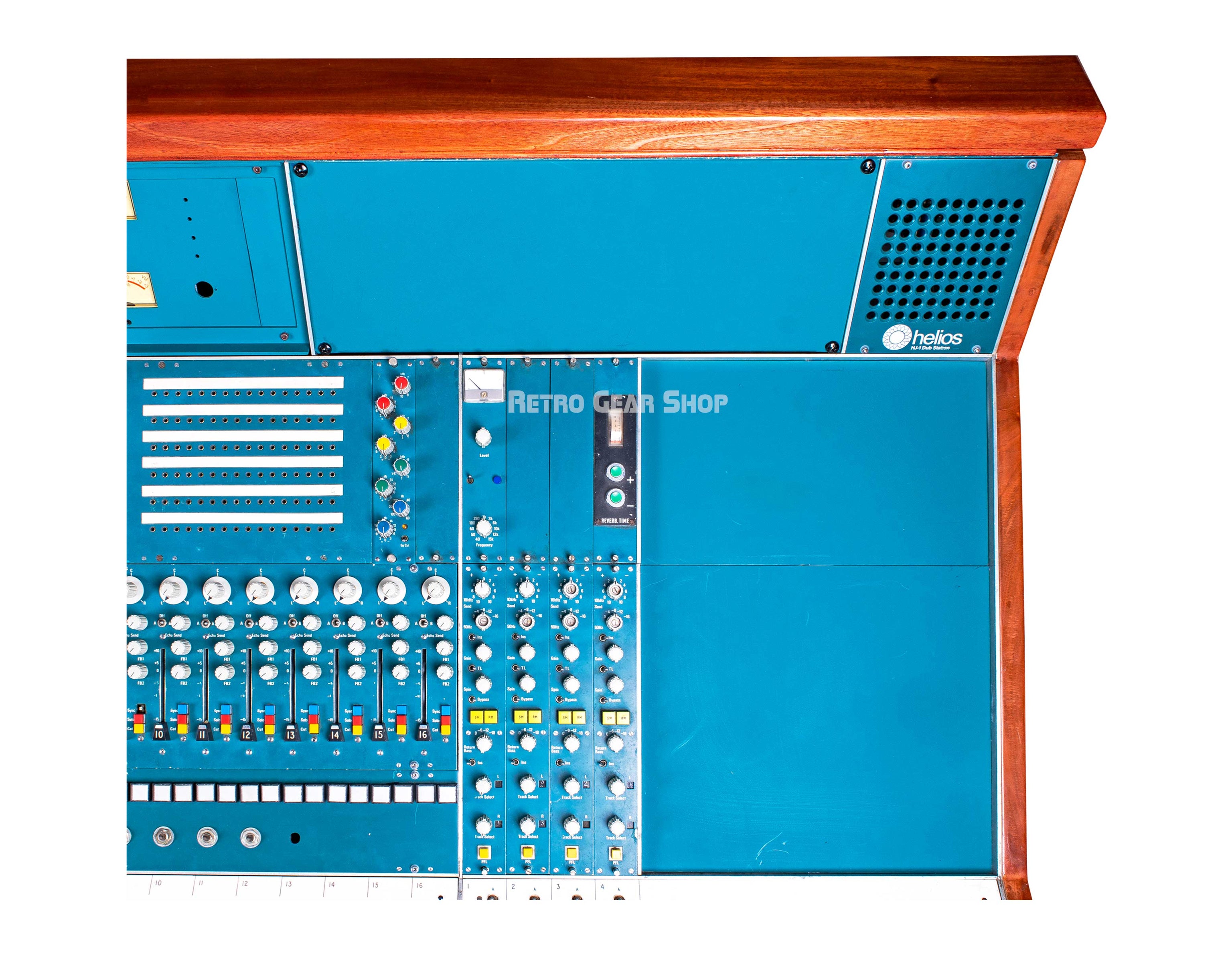 Helios HJ-1 Dub Station 20-Channel Mixing Console Blue Vintage Rare ...