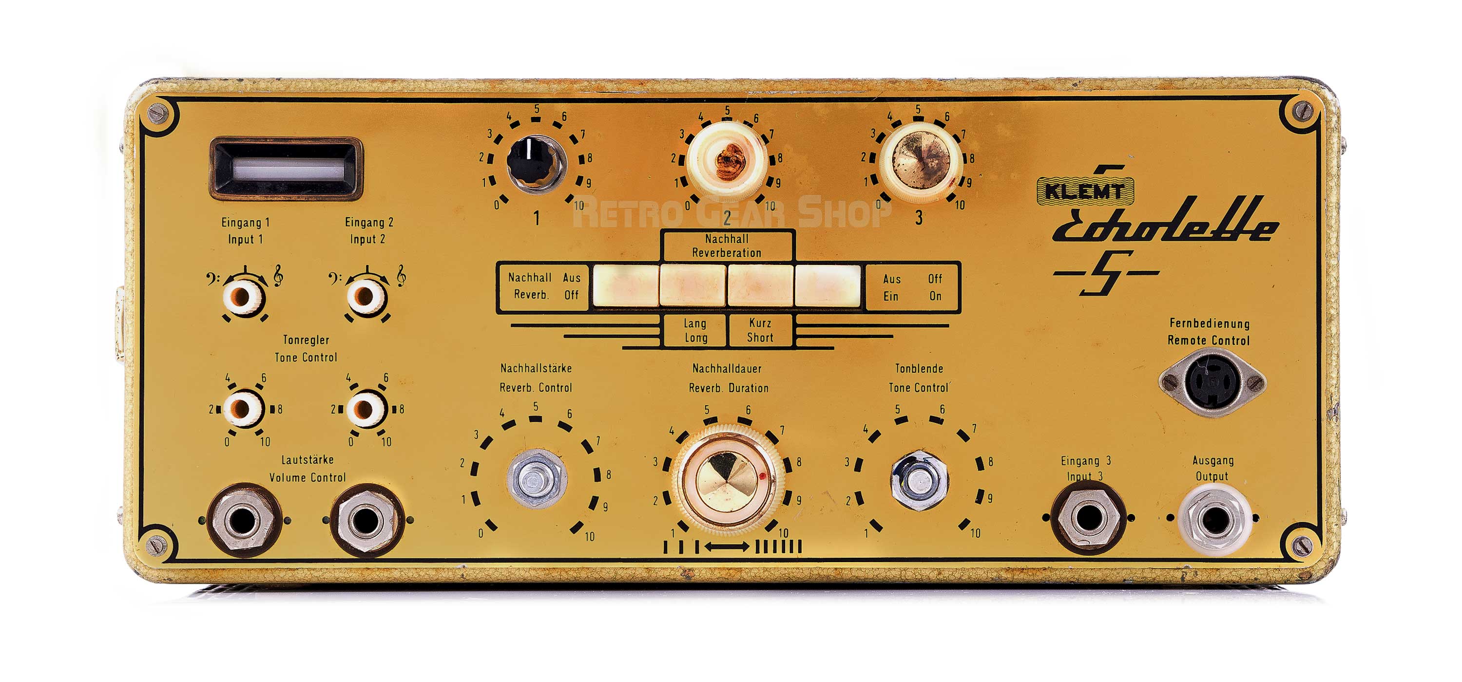 Klemt Echolette NG51 Tape Delay M100 Amp Transistor Tube Amp