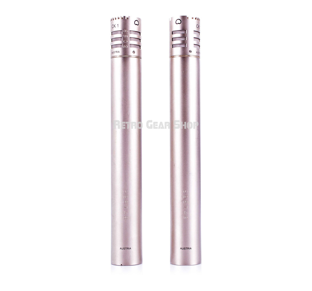 AKG C 451 E CK1 Capsule Mic Pair Rear