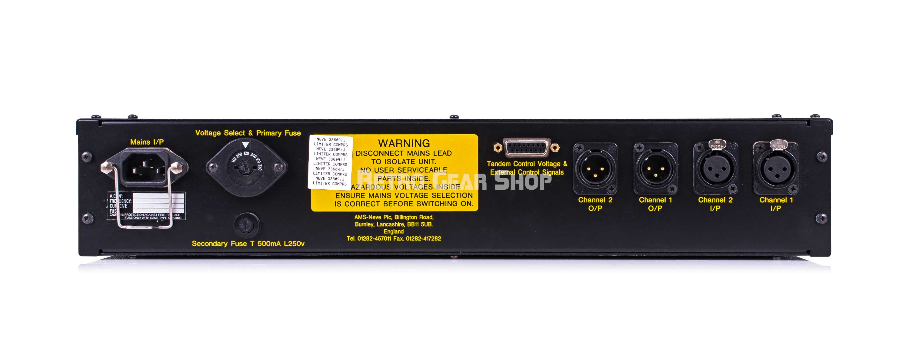 AMS Neve 33609/J Stereo Limiter / Compressor 33609 J– Retro Gear Shop