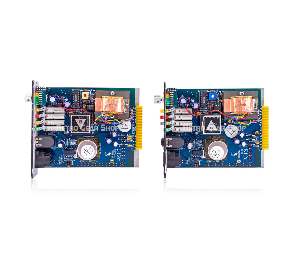API 512c Preamp Pair 500 Series Mic Pre Preamplifier Module– Retro Gear ...