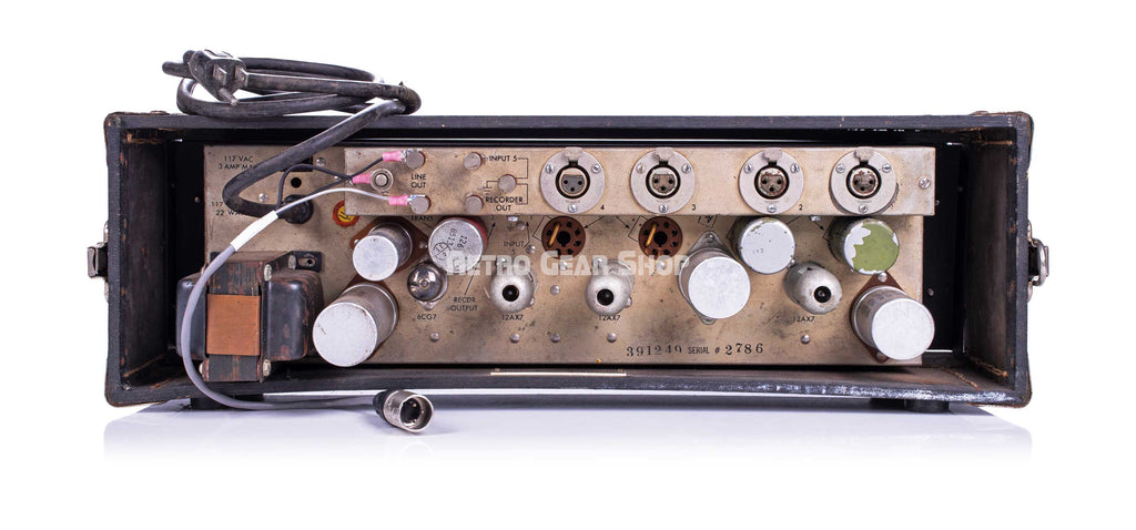 Altec Apollo Rear View Altec 1567A Tube Microphone 5x1 Mixer Amplifier Vintage Rare Les Paul ...