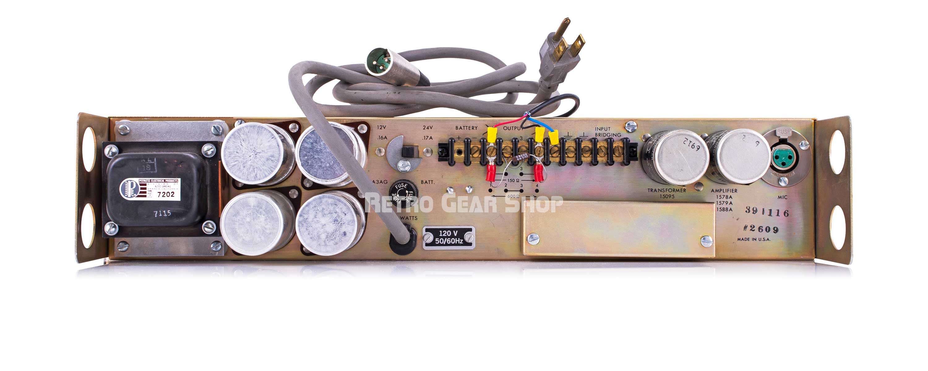 Altec 1591A Preamp Compressor Mic Pre Vintage Rare– Retro Gear Shop