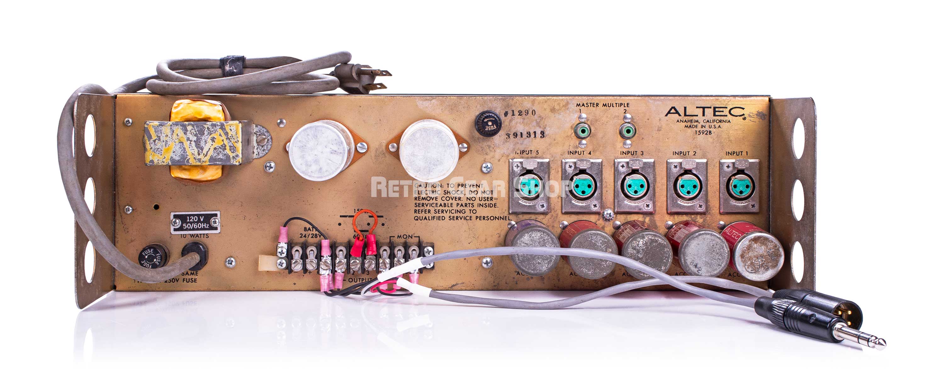 Altec 1592B Mixer Amplifer 5x1 Vintage Rare owned by Les Paul as
