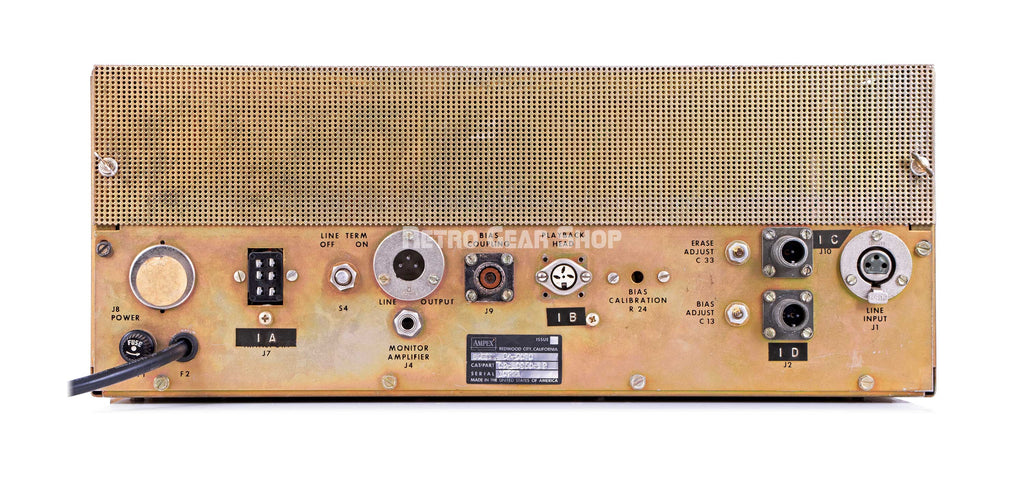 Ampex 351 Rear