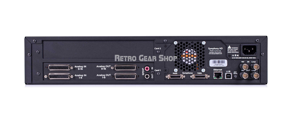 Apogee Symphony I/O MK1 Rear
