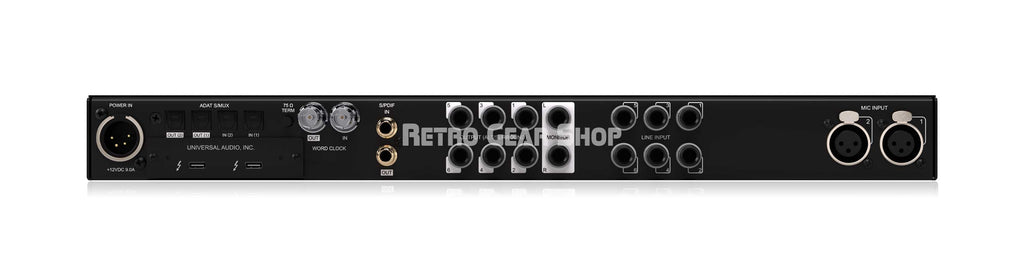 Universal Audio Apollo x6 with UAD Analog Classics Pro Rear