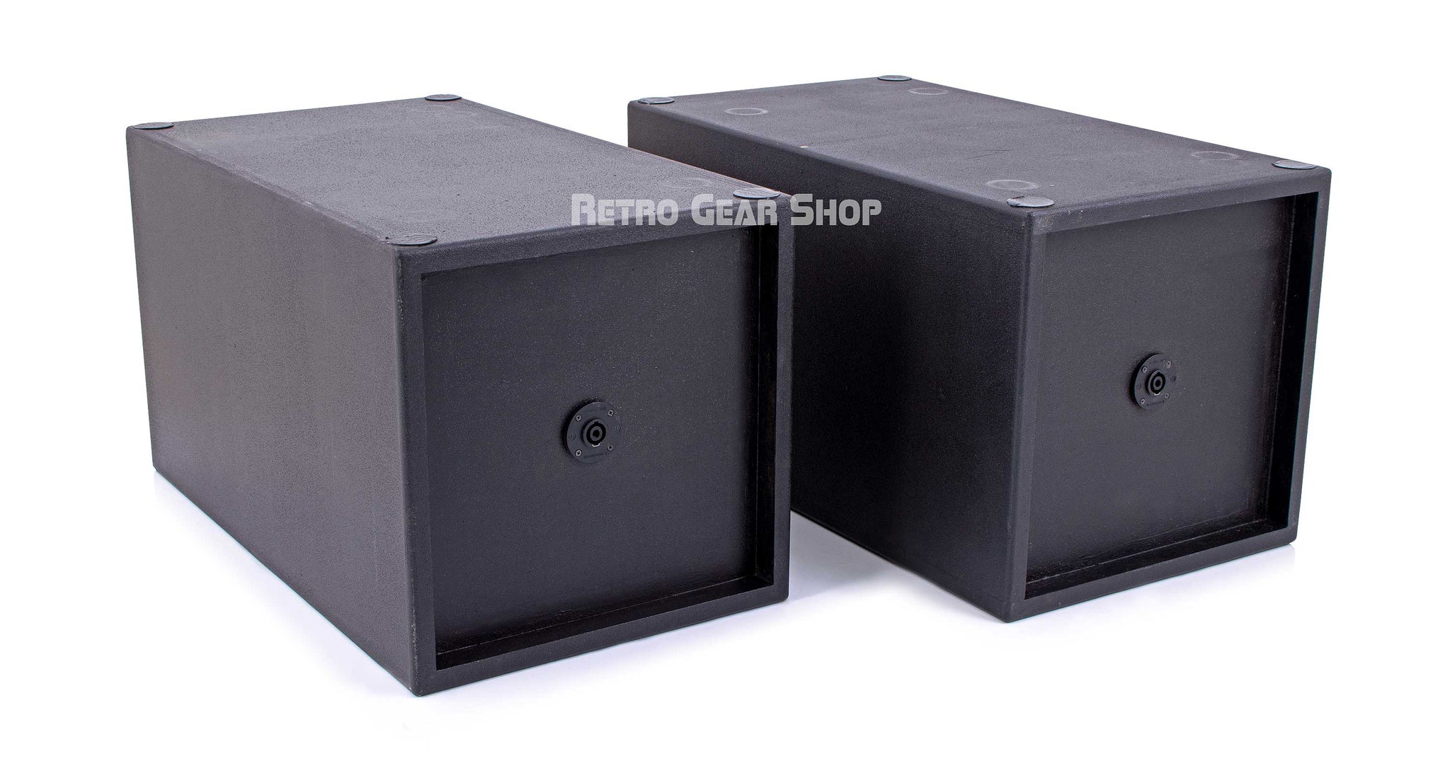 Atomic 12" Active Subwoofers Pair + Amplifier Subs Amp Vintage Rare