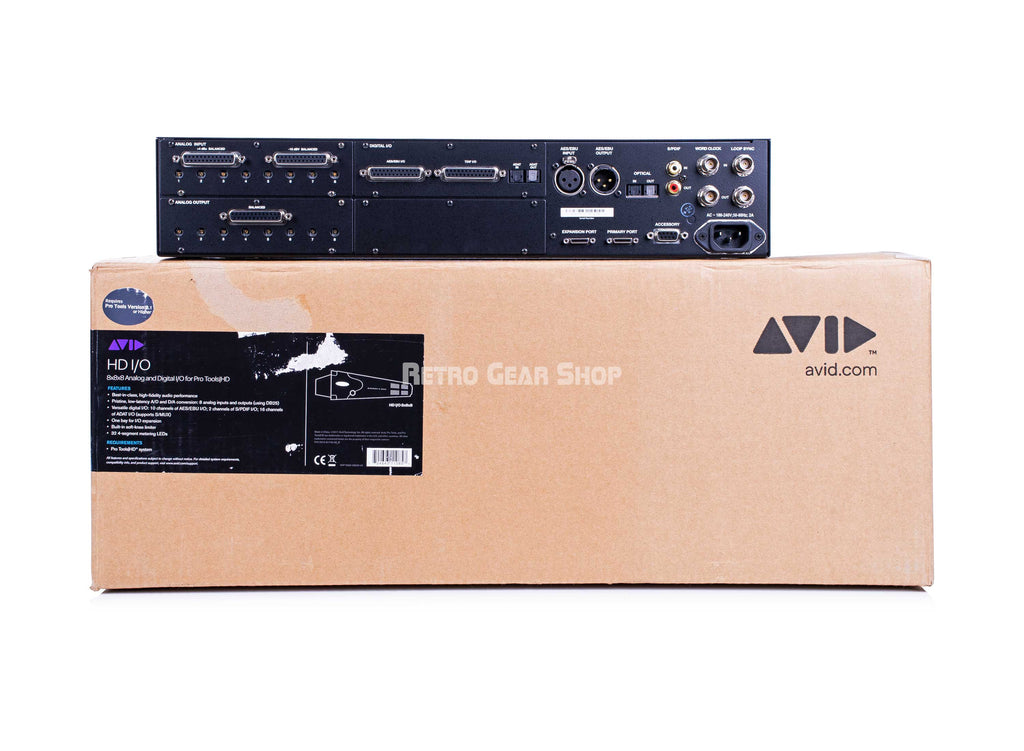 Avid HD I/O 8x8x8 Rear Box