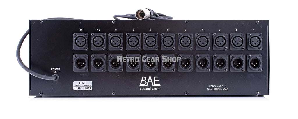 BAE 500 Series 11-Space Rack Rear
