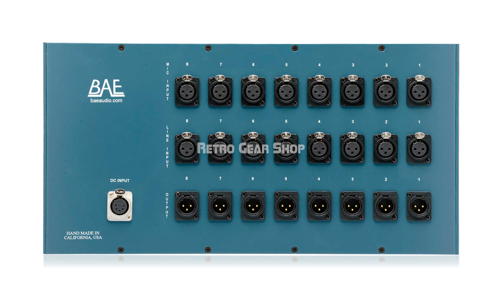 Bae Ess Module BAE 8CR 8 Channel Module Rack with PSU– Retro Gear Shop