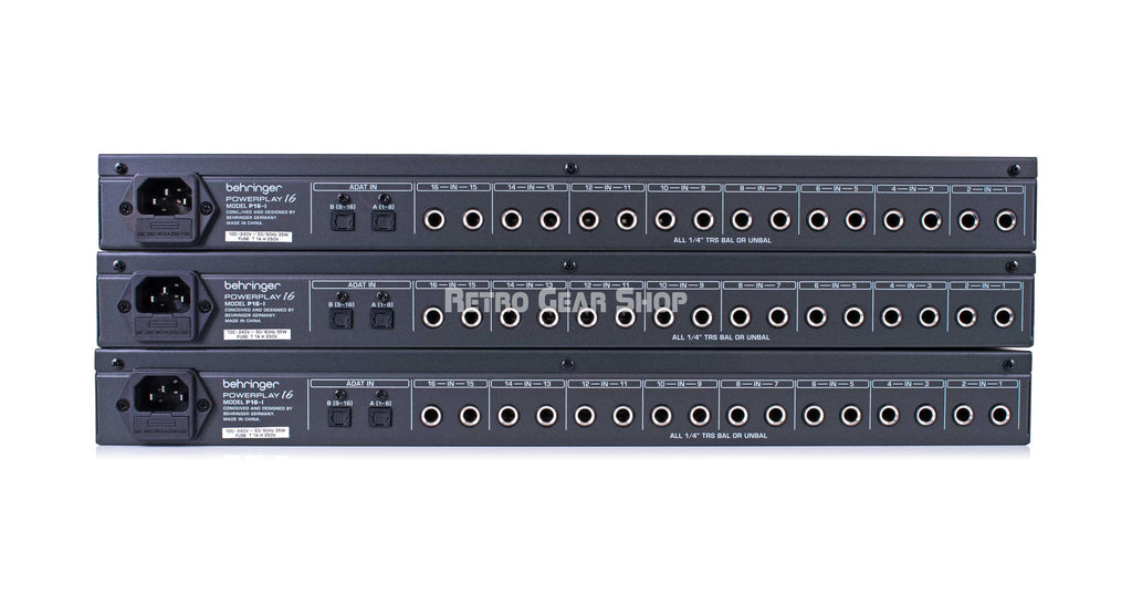 Behringer P16-HQ Rear