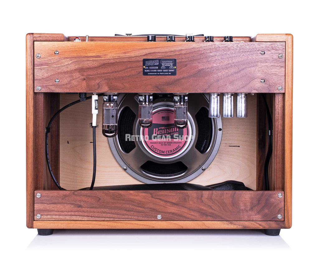 Benson Amps Monarch Reverb+ 1x12 Combo Milkman Amplifier Rear