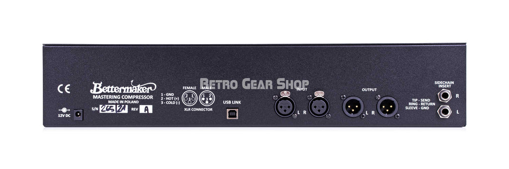 Bettermaker Mastering Compressor Rear