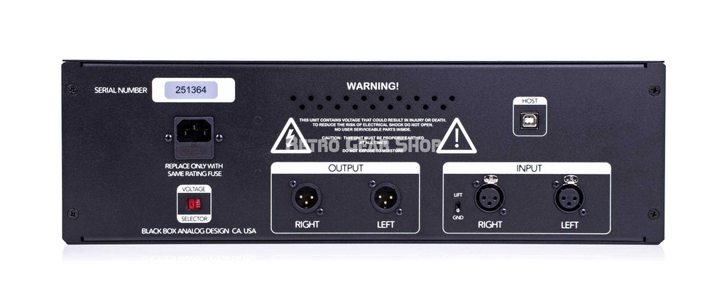 Black Box Analog Design HG-Q Rear