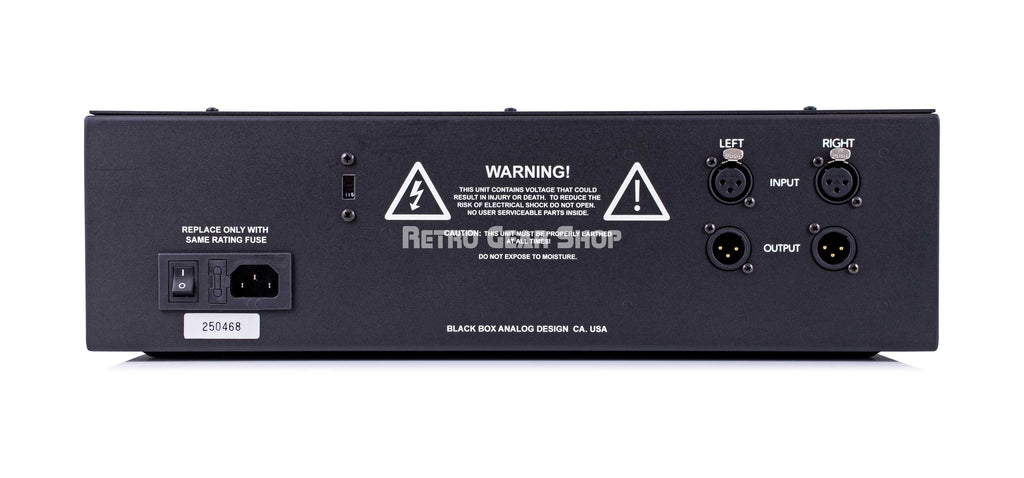 Black Box Analog Designs HG-2 Rear