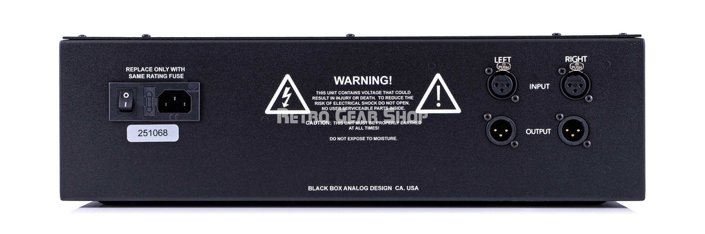 Black Box HG-2 Rear