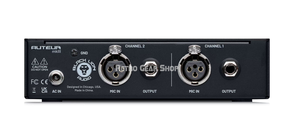 Black Lion Audio Auteur mkIII Rear