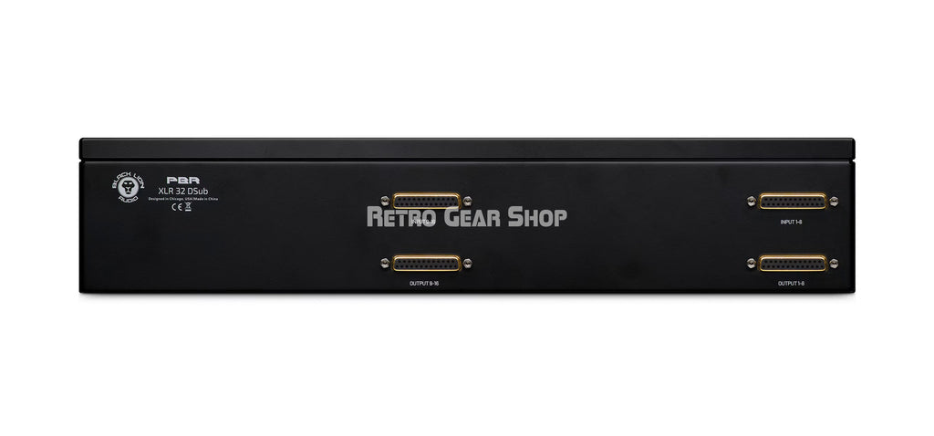 Black Lion Audio PBR XLR 32 DSub Rear
