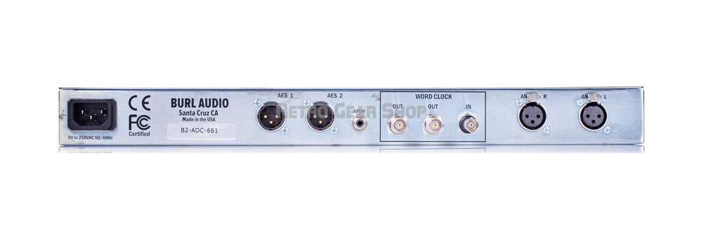 Burl Audio B2 Bomber Rear