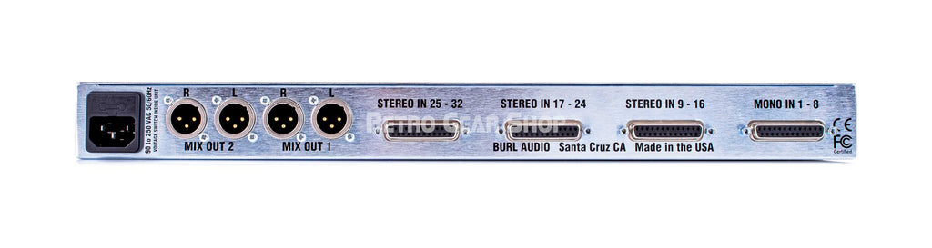 Burl Audio B32 Vancouver Rear