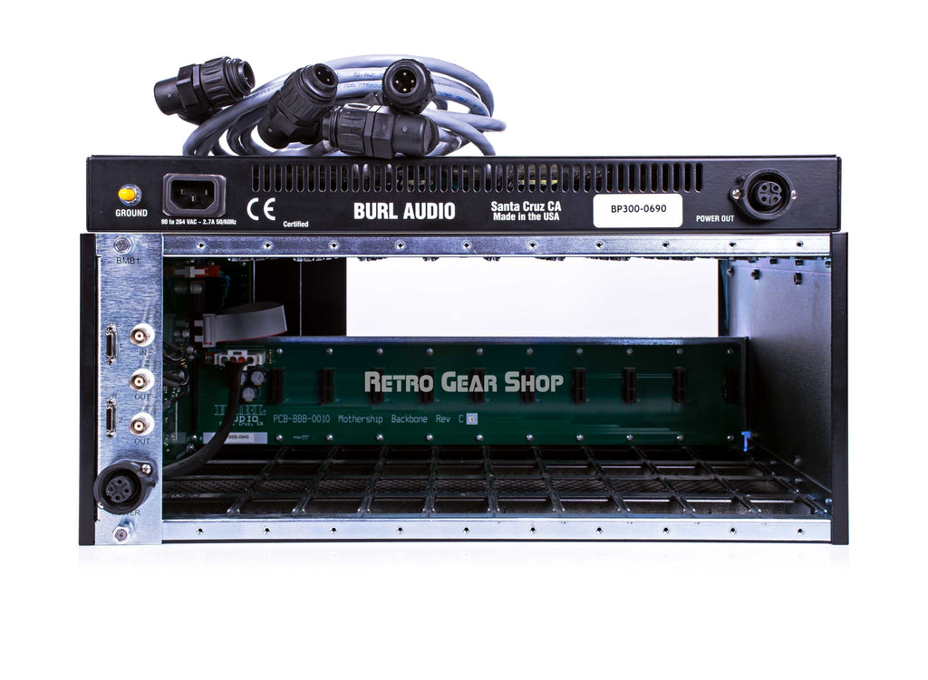 Burl Audio B80 Mothership Chassis with BP300 Power Supply BMB1 Mini-DigiLink Motherboard Rear