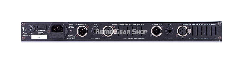 Buzz Audio MA 2.2 Rear